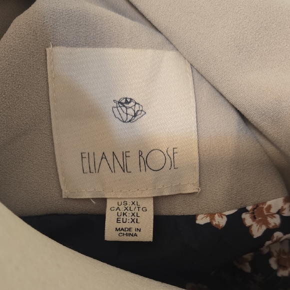 Eliane Rose Chic Women's Trench Coat in Light Beige XL New - Picture 2 of 10